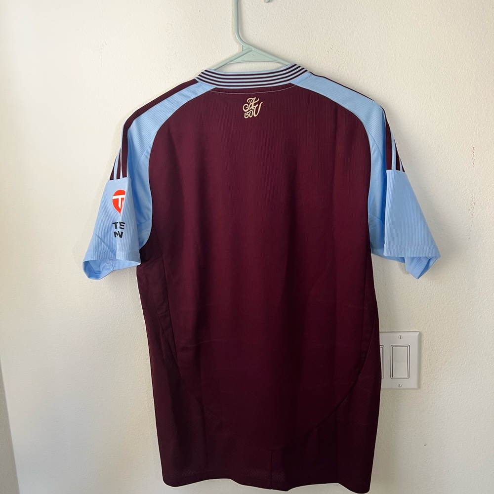 Aston villa Adidas claret and Blue Jersey Shirt - Picture 4 of 5